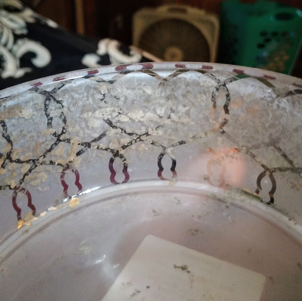 Glass Vanity Powder Dish